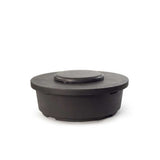 Contempo and Indio Round Fire Table Lid in Black Lava