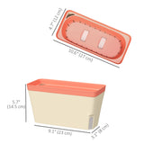 3 Pack 10.5" Self-Watering Planter Boxes with Water Level Indicator
