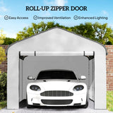 Carport Sidewall Panels Set of 4 for 12' x 20' Carports, White