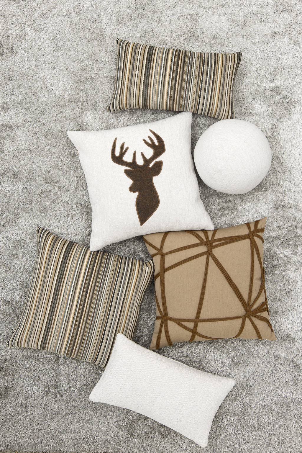 Interlace Chestnut Pillow