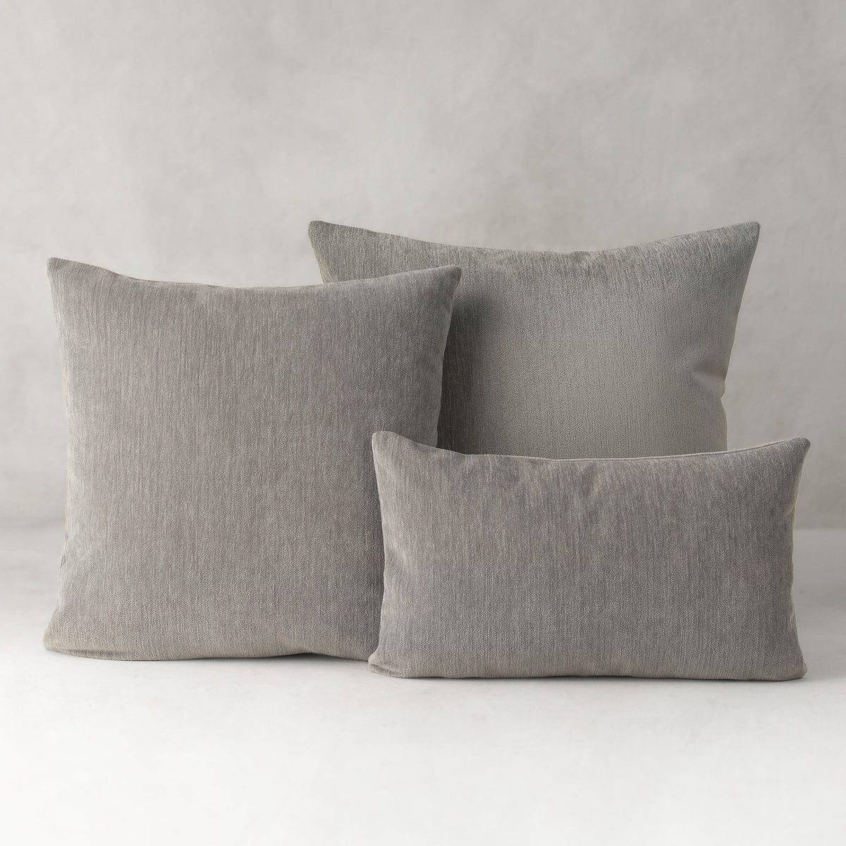 Luxe Velour Pewter Pillow