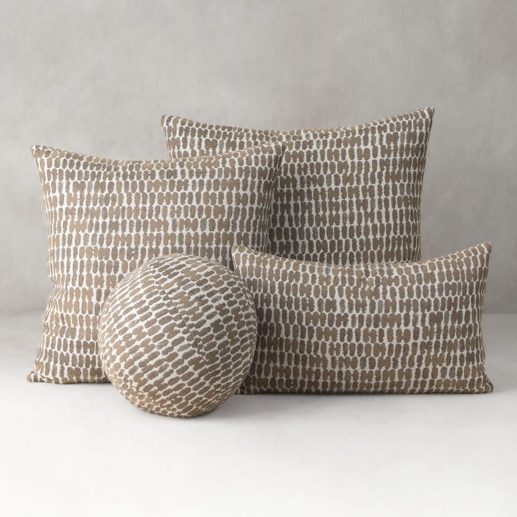 Thumbprint Latte Pillow