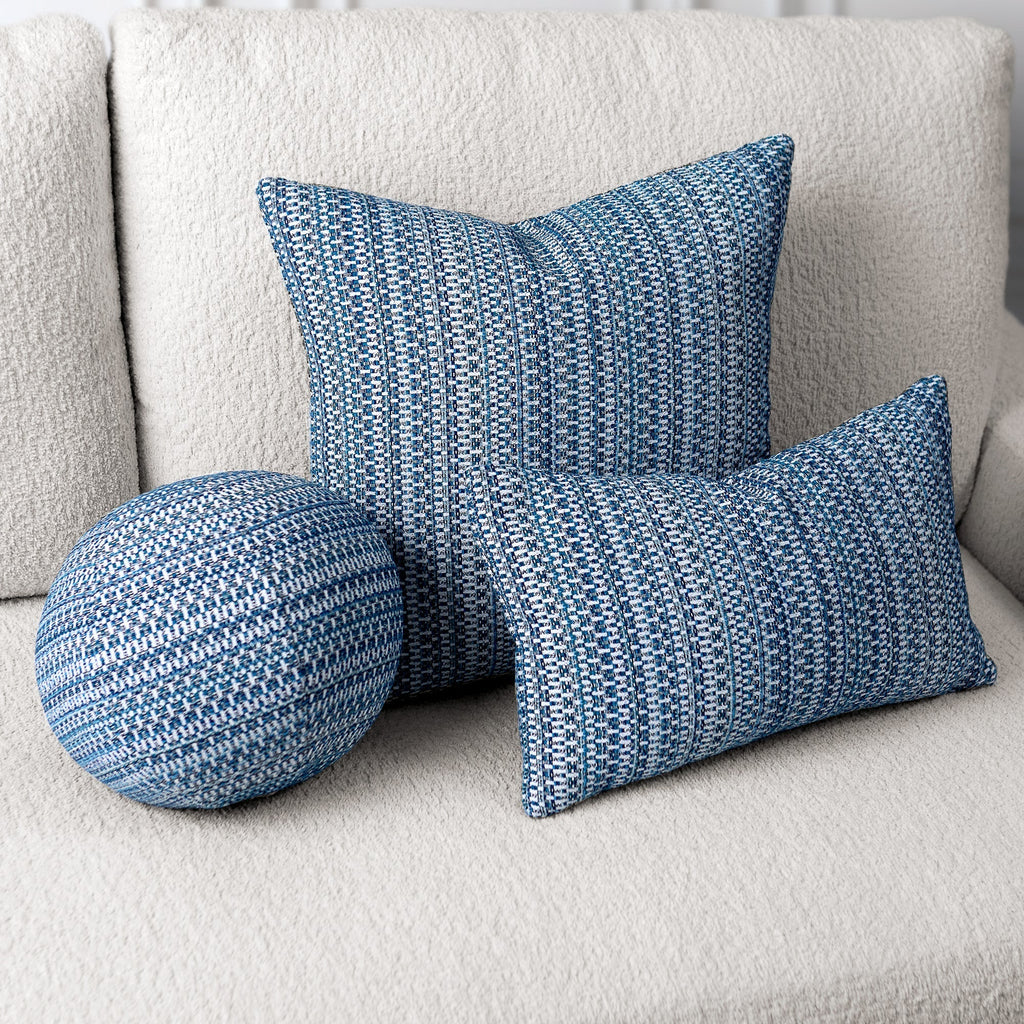Kaleidoscope Indigo Pillow