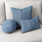 Kaleidoscope Indigo Pillow