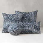 Thumbprint Indigo Pillow