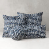 Thumbprint Indigo Pillow