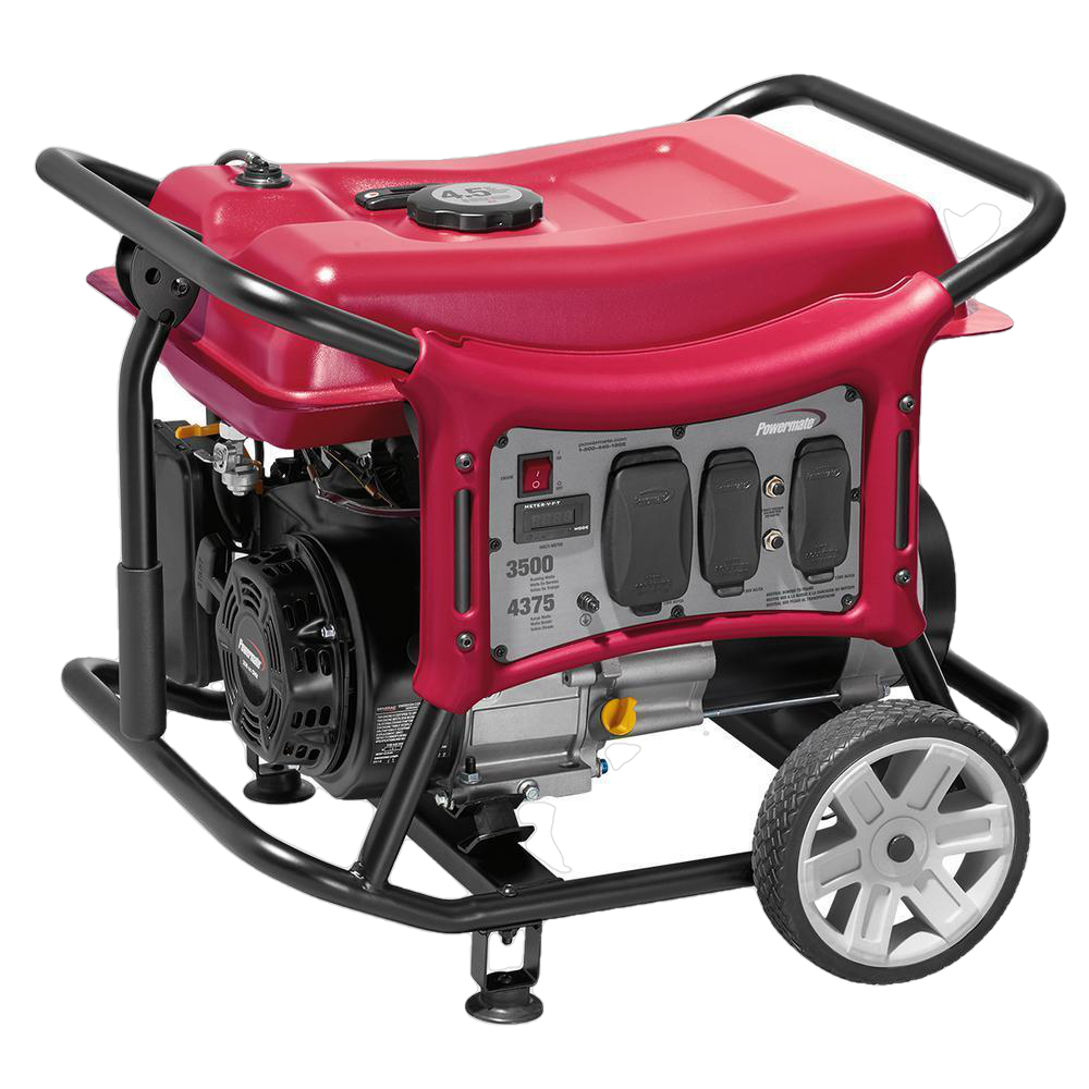 3500W/4375W CARB Compliant Gas Portable Generator - Refurbished