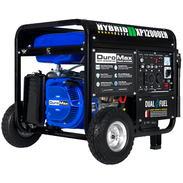9500W/12000W Dual Fuel Electric Start Generator - New