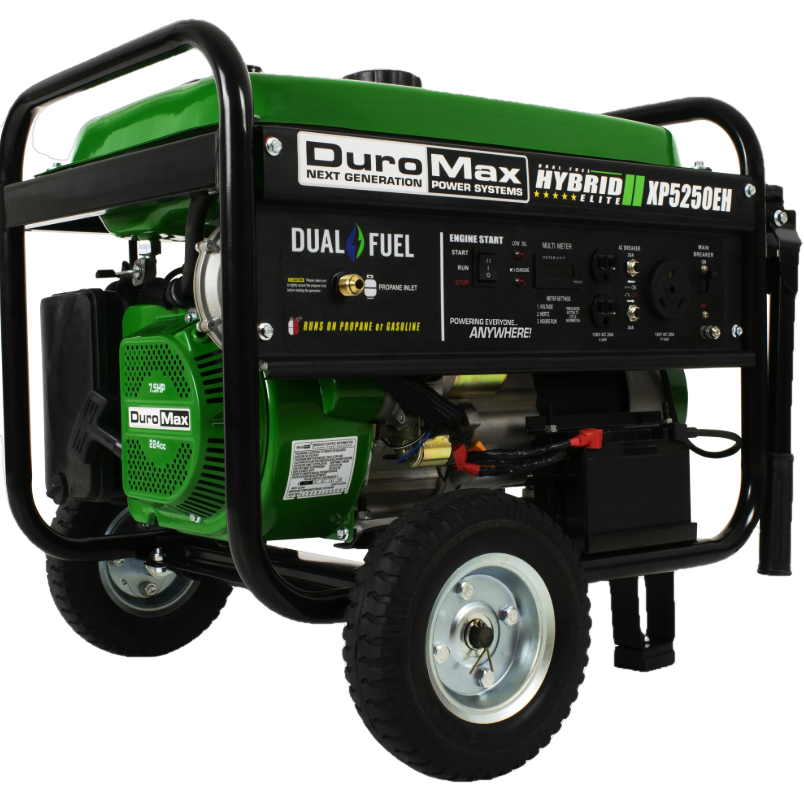 4200W/5250W Dual Fuel Electric Start Generator - New