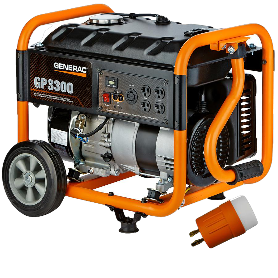 3300W/3375W Portable Gas Generator - New