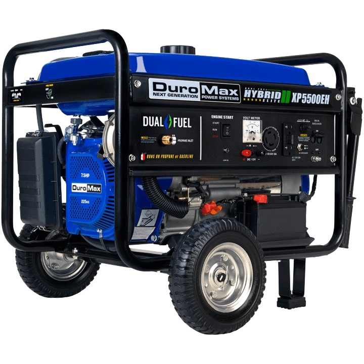 4500W/5500W Dual Fuel Electric Start Generator - New