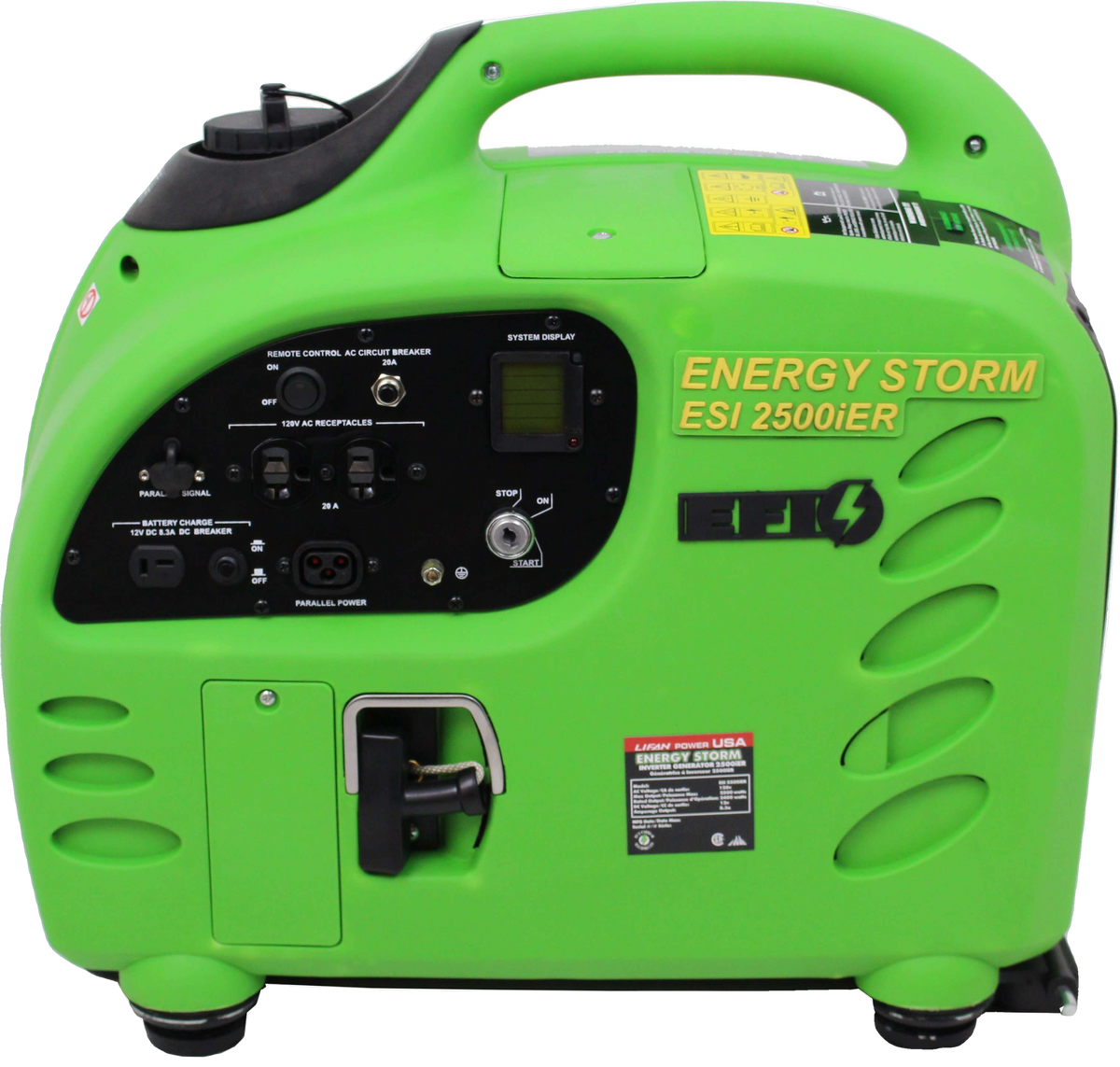 2400W/2500W Remote Start Inverter Generator - Refurbished