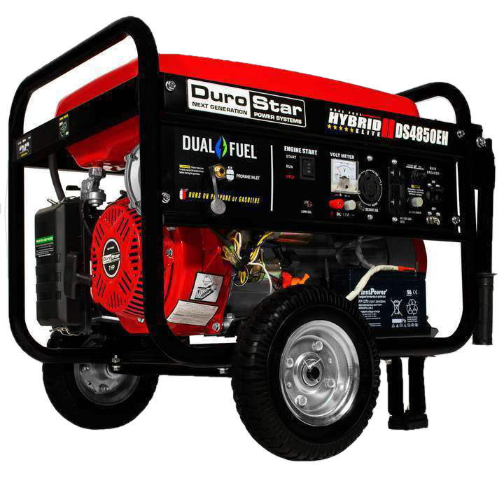3850W/4850W Dual Fuel Electric Start Generator - New