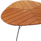 Click 57" Triangular Dining Table