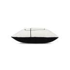 Linear Luxe Ebony Pillow