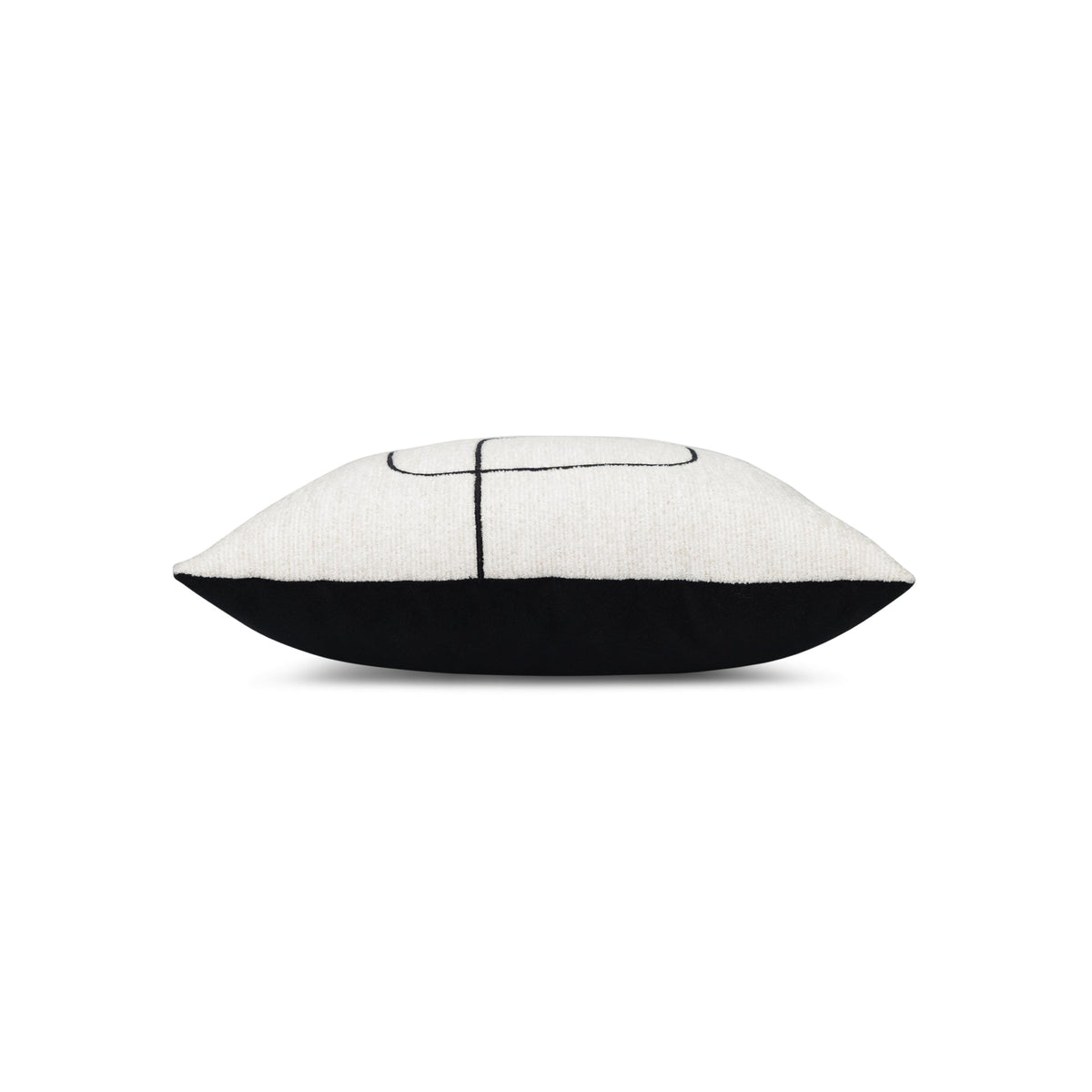 Linear Luxe Ebony Pillow