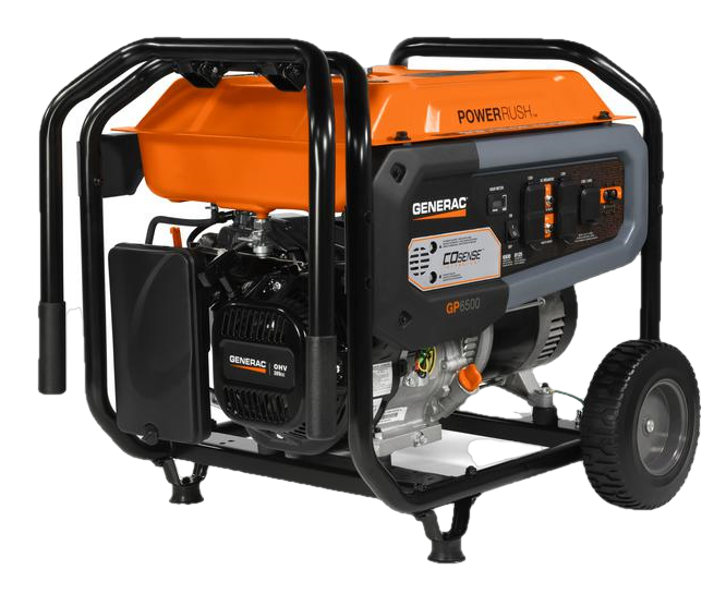 6500W/8125W Portable Gas Generator - Refurbished