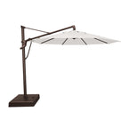 AKZ PLUS 11' Cantilever Umbrella - Bronze Frame & Natural Canopy