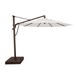 AKZ PLUS 11' Cantilever Umbrella - Bronze Frame & Natural Canopy