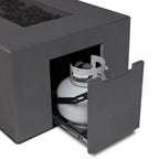 Tahoe Rectangular Fire Table (Propane) - Carbon