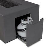 Tahoe Rectangular Fire Table (Propane) - Carbon