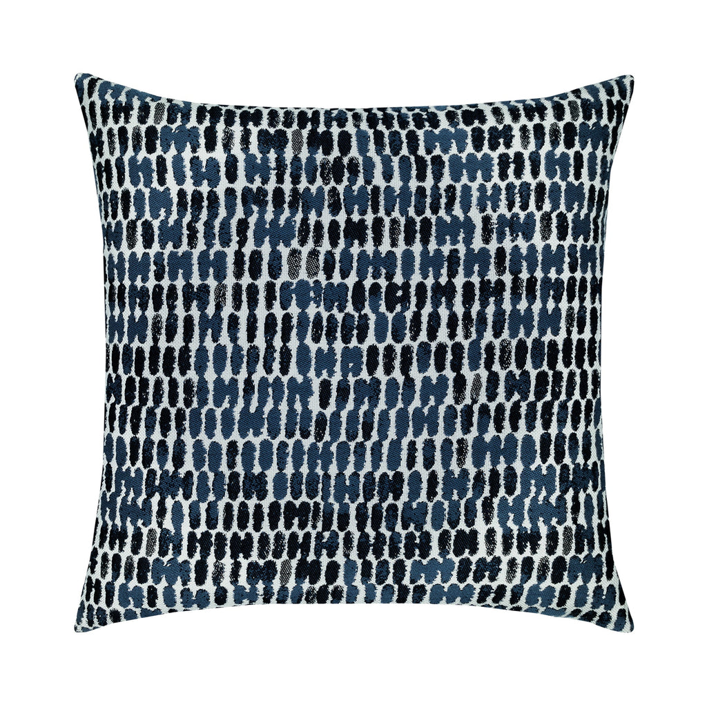 Thumbprint Indigo Pillow