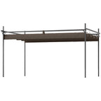 10' x 13' Retractable Pergola Canopy, Brown