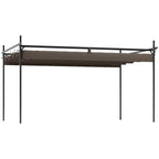 10' x 13' Retractable Pergola Canopy, Brown
