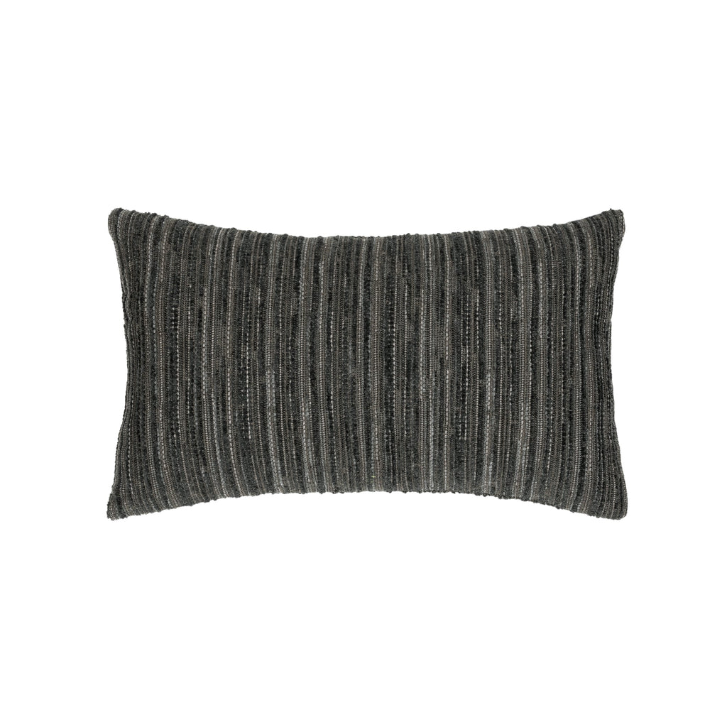 Luxe Stripe Charcoal Pillow