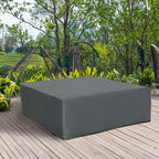 80.7" x 75.6" x 24" Waterproof Patio Furniture Cover, Grey