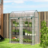 3-Tier Mini Greenhouse, 56.3" x 18.1" x 65", Clear