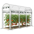 10' x 3' x 6.5' Walk-in Tunnel Greenhouse, Clear