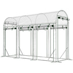 10' x 3' x 6.5' Walk-in Tunnel Greenhouse, Clear