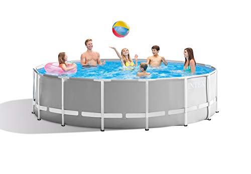 15ft x 48in Round Above Ground Swimming Pool Set