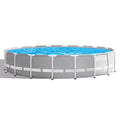 18ft x 48in Above Ground Swimming Pool Set, Light Grey