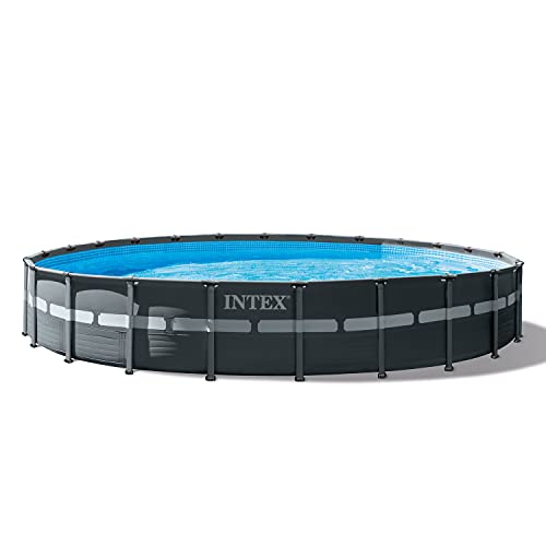 24ft Round Above Ground Swimming Pool Set