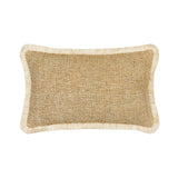 Golden Hour Fringed Pillow