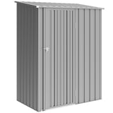 5ft x 3ft Garden Storage Shed with Sloped Roof and Lockable Door