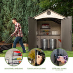 LIFETIME 8 FT. X 12.5 FT. OUTDOOR STORAGE SHED
