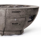 48" Fire Bowl in Dark Basalt