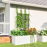 33.5 x 77.6 Inch Foldable Garden Trellis for Climbing Plants, Black
