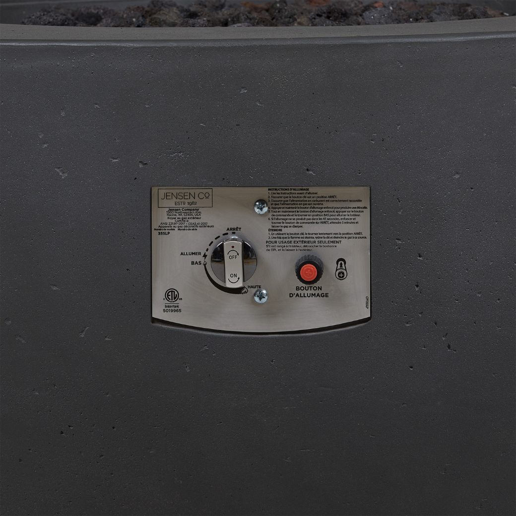 Tahoe Fire Bowl - Carbon (Propane)