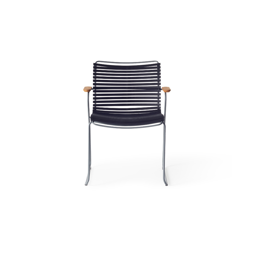 Click Dining Arm Chair in Black