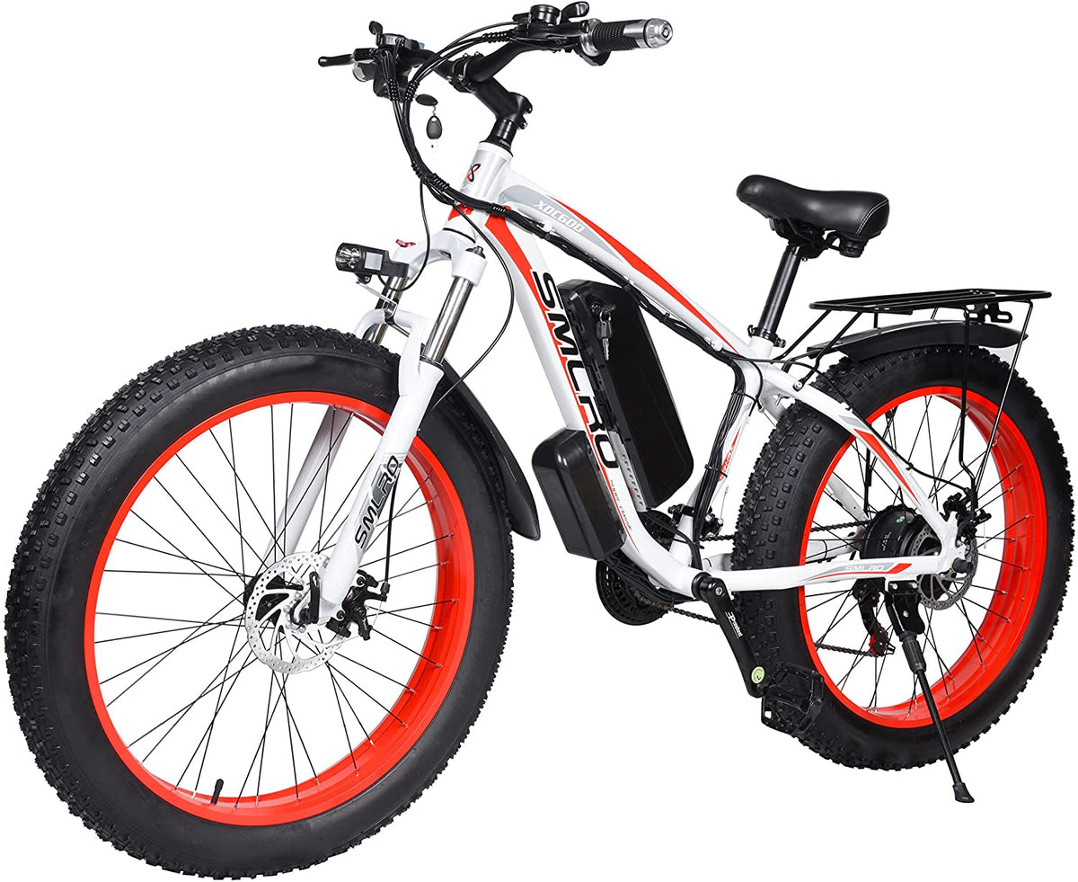 26 Inch Fat Tire Electric Bike for Adults - 1000W Motor