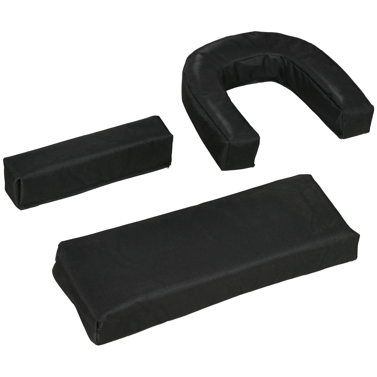 2pcs Adjustable Outdoor Lounge Chairs with Face Hole, Black