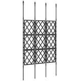 33.5 x 77.6 Inch Foldable Garden Trellis for Climbing Plants, Black