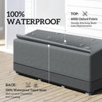 75" x 28.3" x 29.9" Waterproof Patio Sofa Cover, Grey