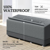 75" x 28.3" x 29.9" Waterproof Patio Sofa Cover, Grey