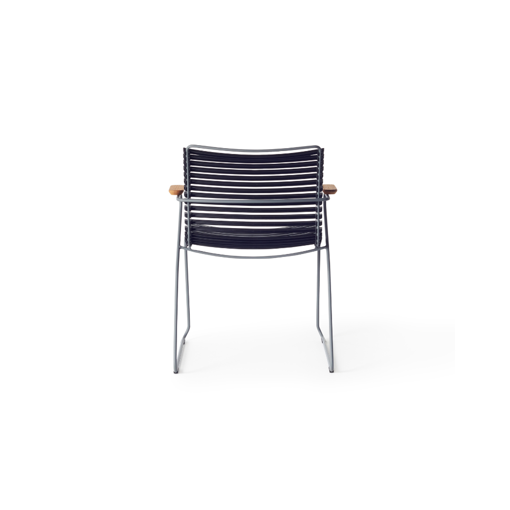 Click Dining Arm Chair in Black
