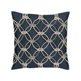 Indigo Rope Pillow